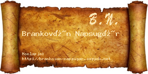 Brankován Napsugár névjegykártya